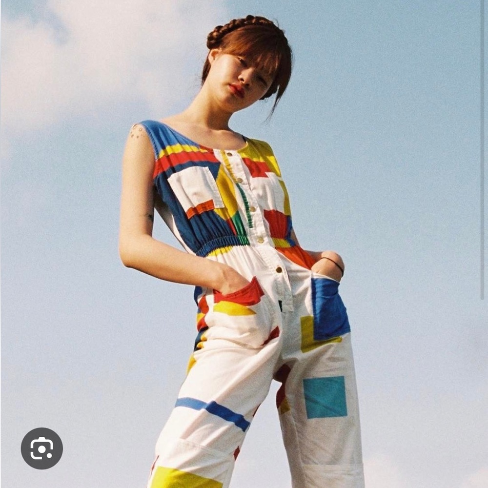 Beautiful French artsy jumpsuit